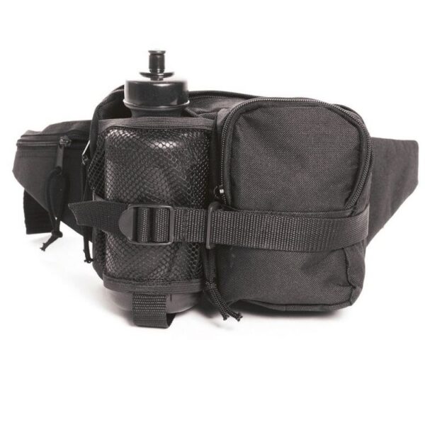 Mil-Tec Fanny Pack With Bottle Black 13511002