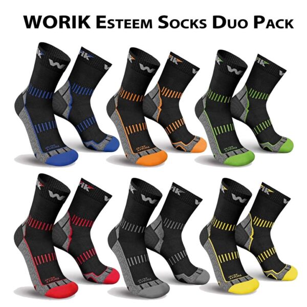WORIK Esteem Socks Duo Pack