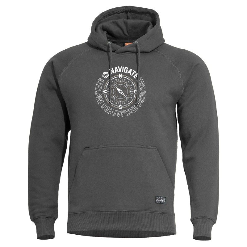 PHAETON HOOD SWEATER “NAVIGATE” | K09021-NA PHAETON HOOD SWEATER "NAVIGATE" | K09021-NA