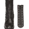 9-HOLE ARTIFICAL LEATHER BOOT ZIPPER -12915000