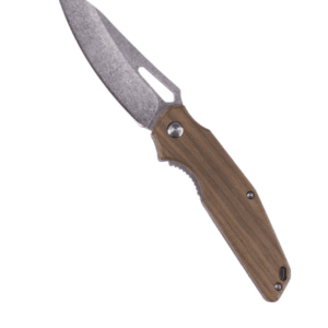 WOOD FOLDING KNIFE WITH STEEL BLADE-15317700