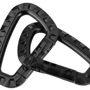 BLACK CARABINER ABS (2 PIECES/BLISTER) -15921002