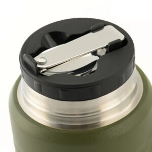 Stainless 750 ml Thermos with folding spoon-60056001