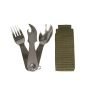 Mil-Tec Dining Cutleri M.Ring S/Steel 3-Piece With Bag 14624000