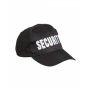 Mil-Tec Baseball Cap Embroidered Security Black