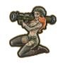 Patch Tactical girl #10 PVC Skandinavik-51519001